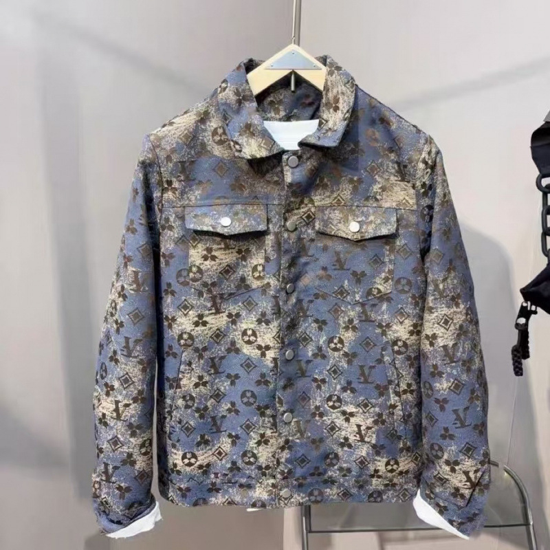 Free shipping designer Mens Jackets hot sales classic light luxury print autumn and winter lapel jacket for men spring and autumn style niche floral c