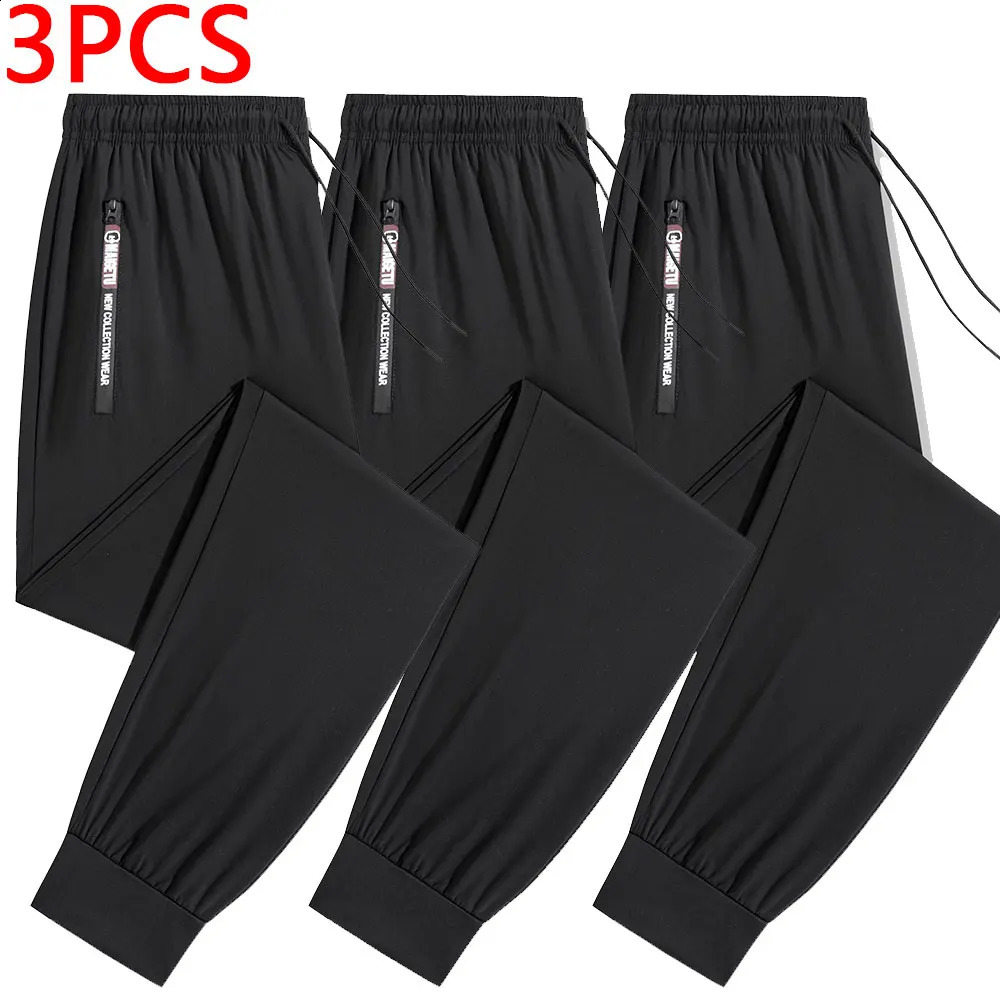 123 Piece Mens GYM Running Pants Sports Fit Drawstring Waist QuickDrying Breathable Jogging Zipper Pockets Outdoor 250910