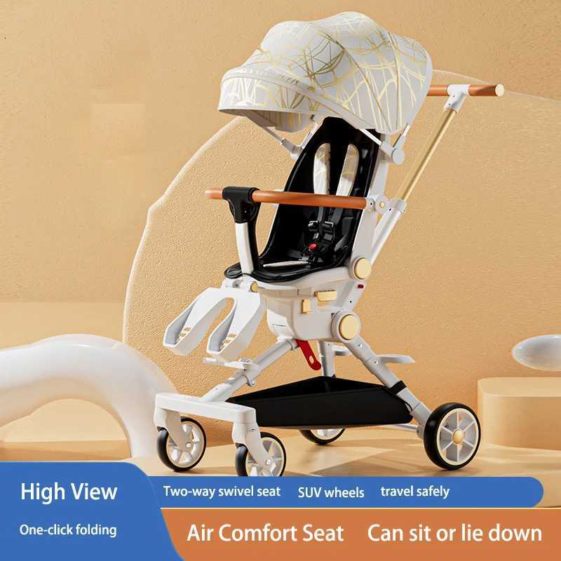 NEW Baby stroller lightweight baby trolley car four wheels stroller Can Lie and Sit with Dining plate portable baby stroller W250910