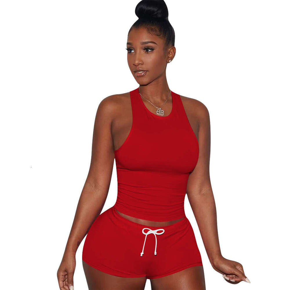3147 European American Plus Size Women's Street Breathable Sweat Absorbing Sports Pants Set Two-Piece Cotton 2025 New Style Chic and Elegant Clot