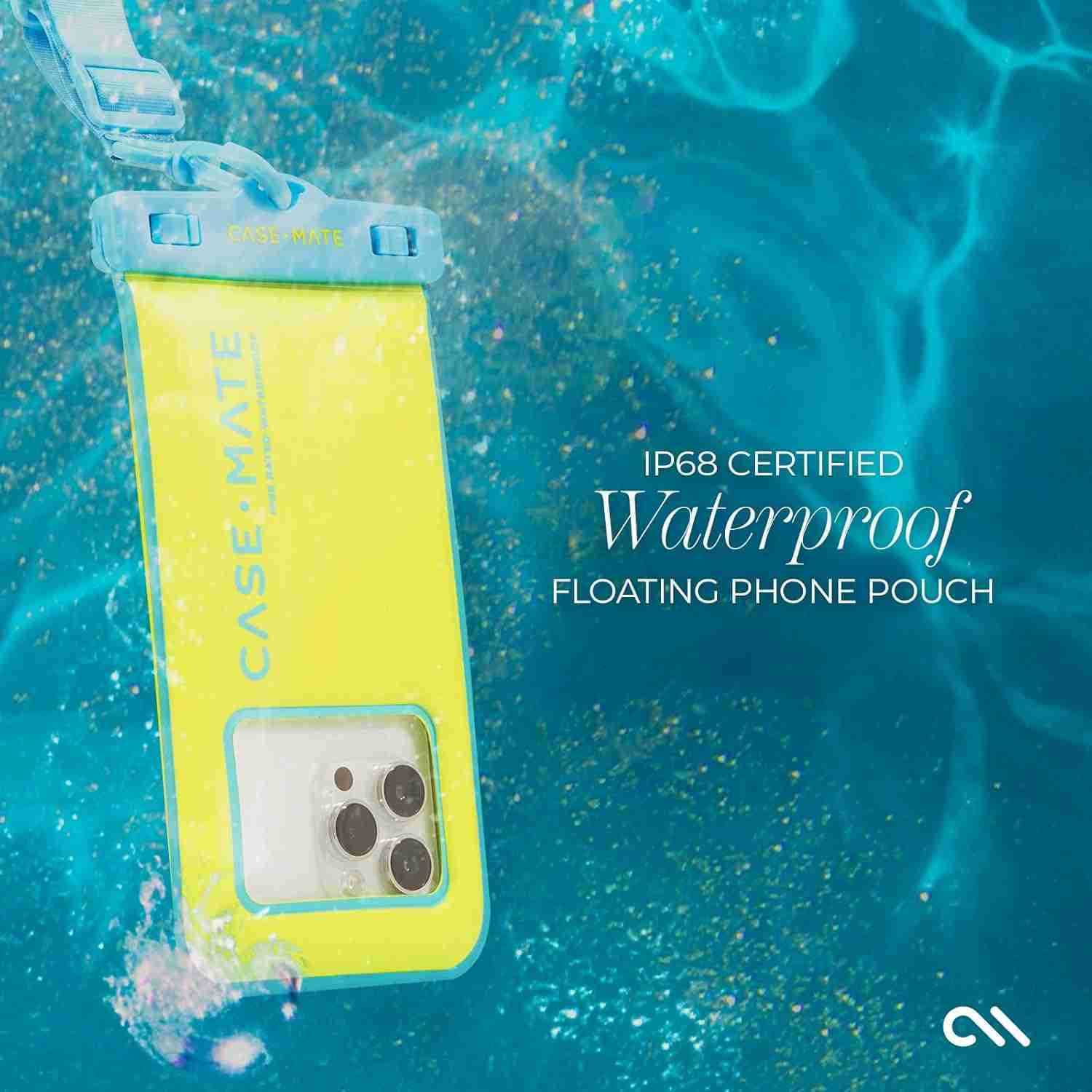 IP68 Waterproof Phone Pouch Floating Waterproof Phone Case with Crossbody Lanyard Beach Cruise Ship Travel Essentials Compatible with All Devices Touc