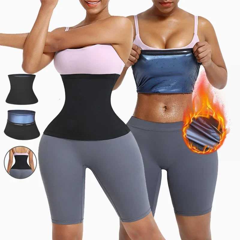 Sauna Waist Slimming Belt Women Gym Fitness Cincher Belly Control Corset Sweat Fat Burning Women Body Shaper Weight Loss W250910