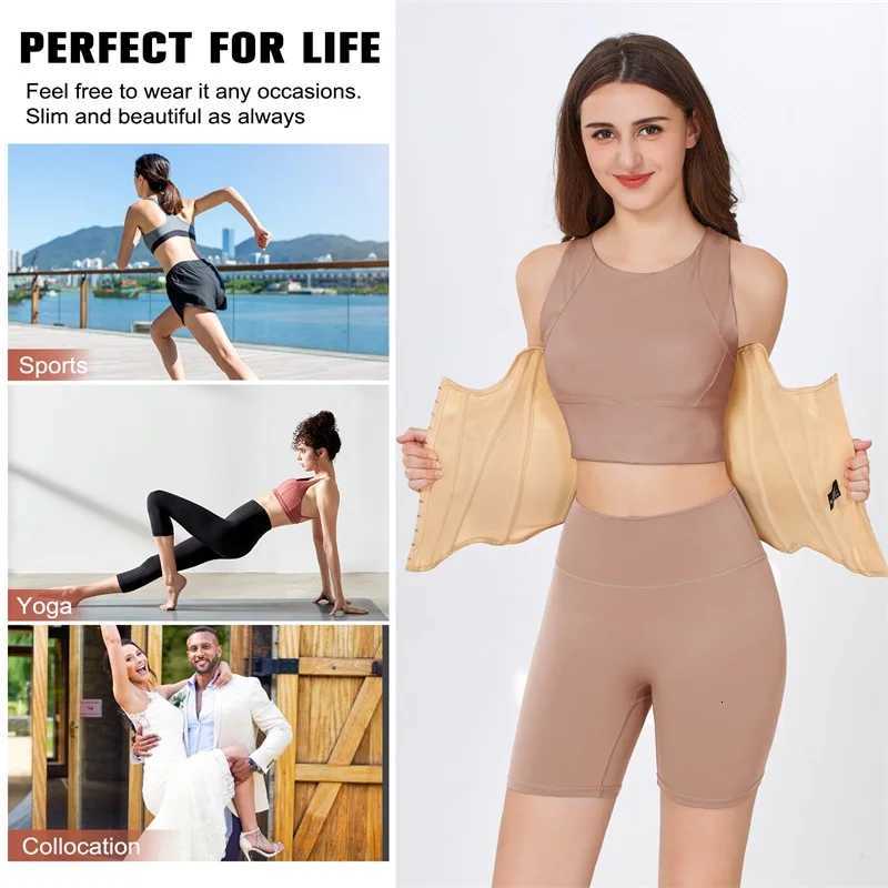 MiiOW Ushaped Waist Corset Women Shapers Breast Lifted Waist Steel Bone Slimming Breathable Womens Shapewear W250910