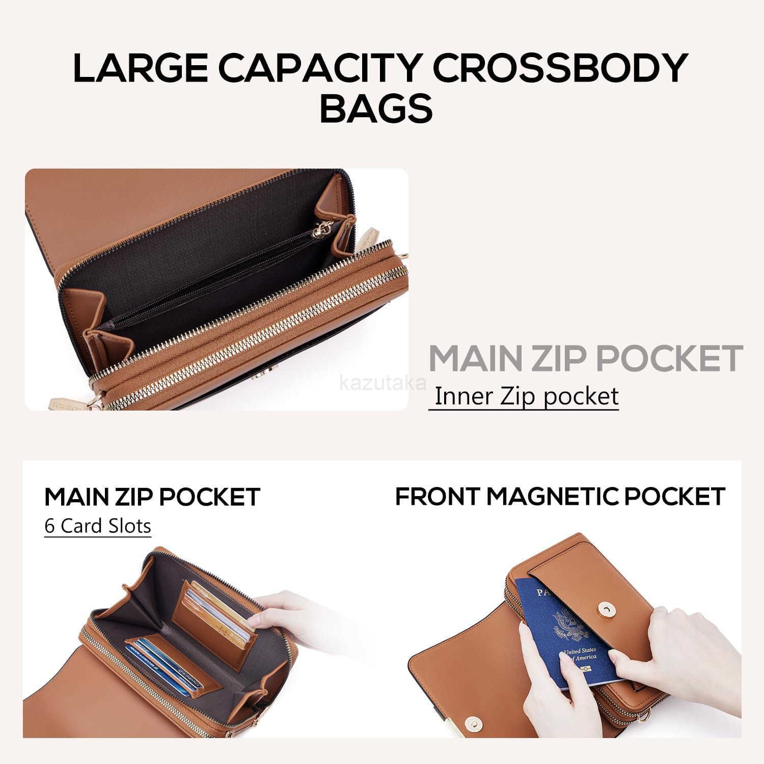 Small Crossbody Bag for WomenCell Phone Purse Womens Shoulder Handbags Wallet Purse with CARD Slots Z250910