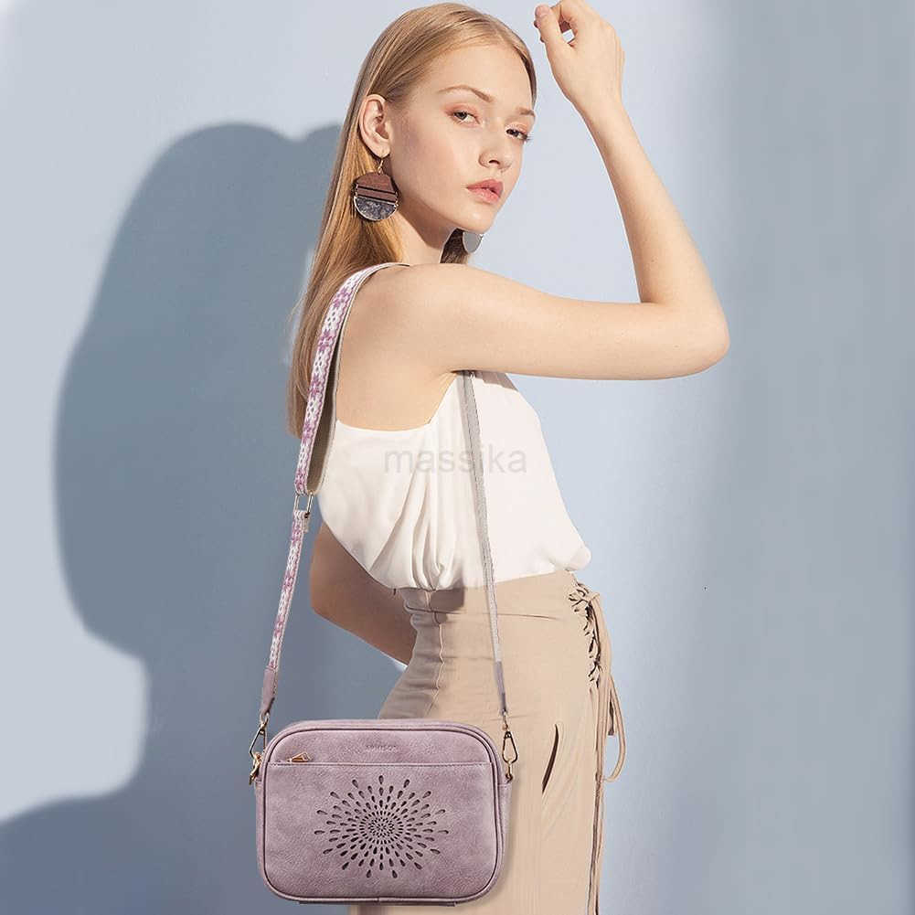Quilted Crossbody Bags for Women TrendyVegan Leather Small Crossbody Purses Shoulder Handbags with Adjustable Strap M250910