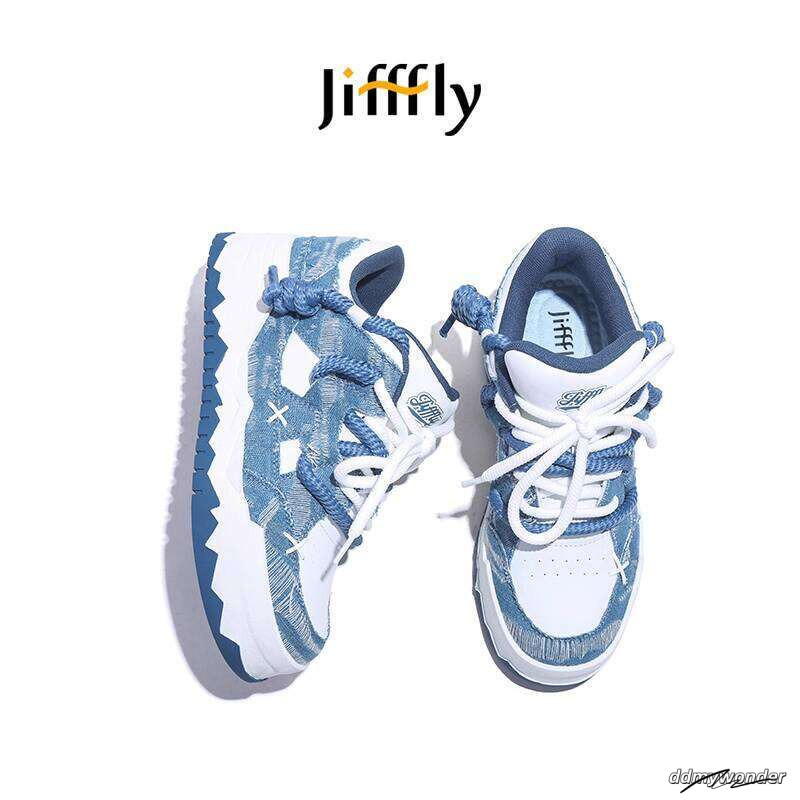 Men's Sneakers 2025 Summer New Denim Jeans Trendy Bread Couple Sports Shoes ddmywonder ddmywonder ddmywonder ddmywonder