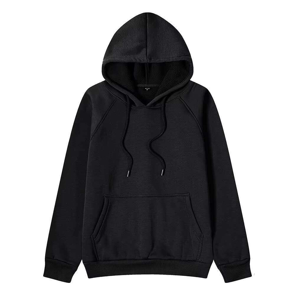 300gsm Heavyweight Hoodie Men's Oversized Sweatshirt Drop Shoulder Printed Solid Color