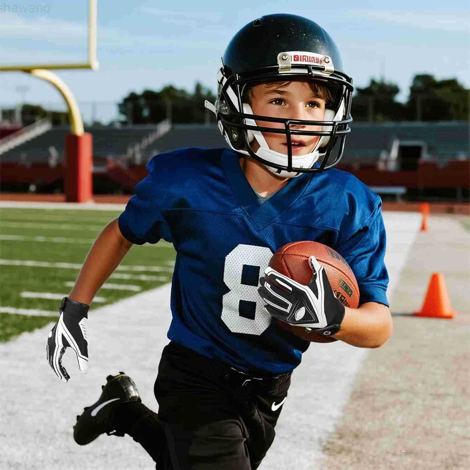 Football Gloves UltraSticky Receiver Gloves for Kids for BoysGirlsW250911