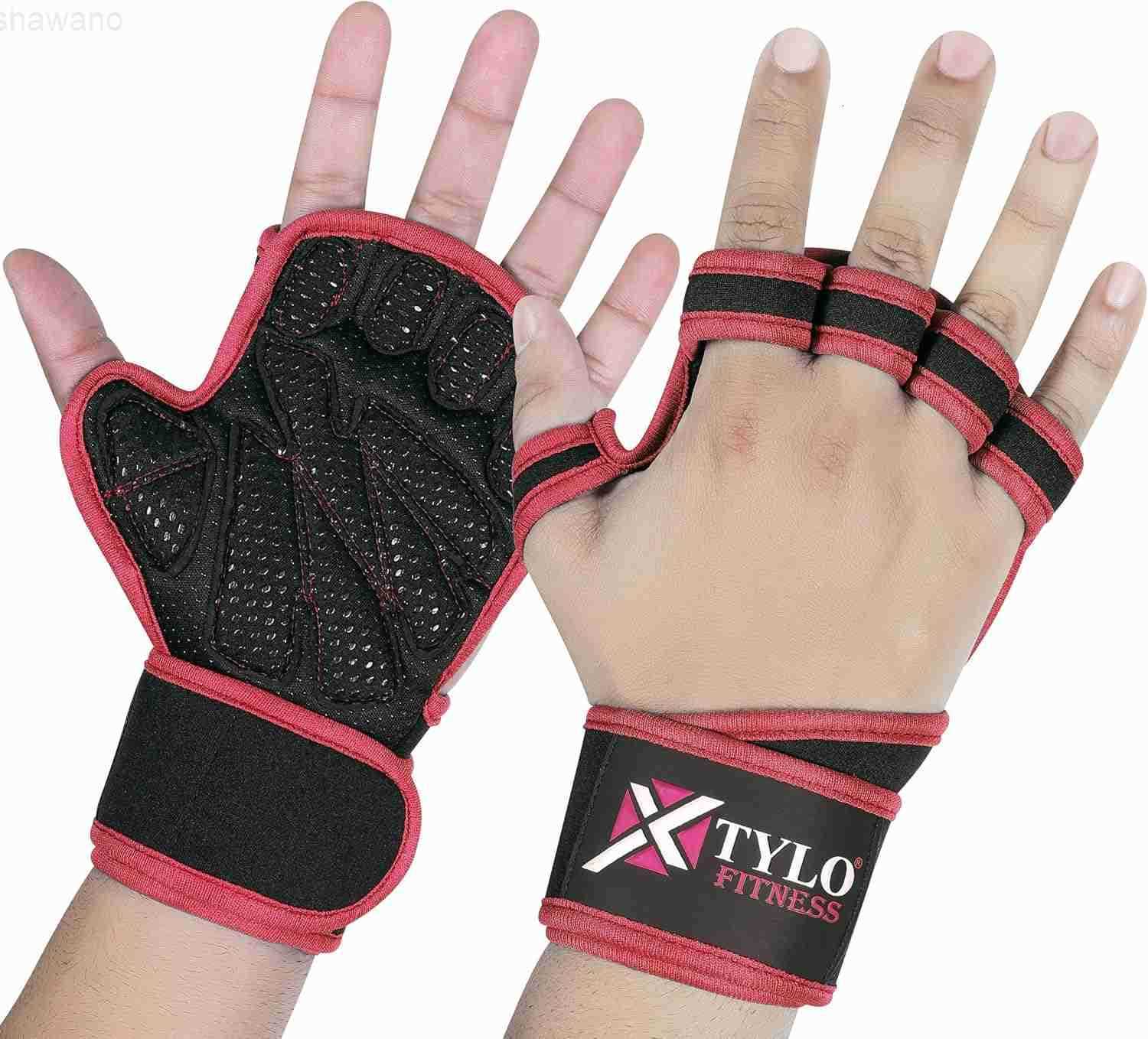 Int Workout Gloves for Men Women Weight Lifting Gloves with Wrist Support Full Palm Protection NonSlip GripGymTraining Rowing Cycling Fitness Sizes SM