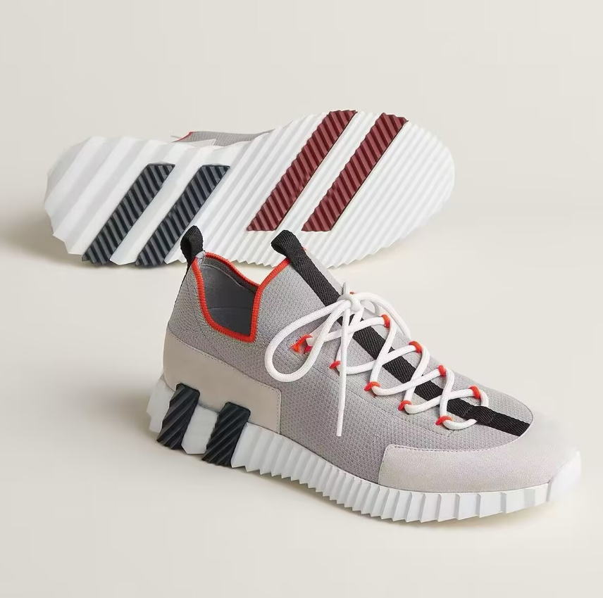 Brand Designer Shoes Original Brands Sneakers Leather And Mesh Lace Up Sports Runner Trainer Shoes For Men Casual Shoes