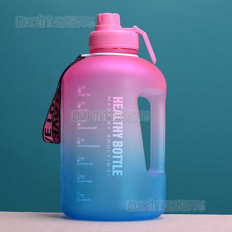 Net Red Same 22l Large Capacity Water Cup Sports Fitness Gallon Straw Large Kettle High Temperature Resistant Plastic Ton Bucket H250911