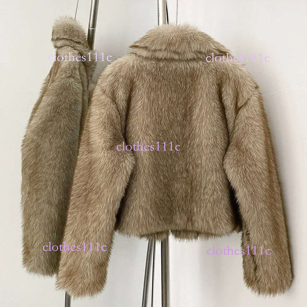 OFTBUY Faux Jacket Women Fashion Vintage Turn-Down Collar Long Sleeve Fur Coat Eco-Friendly Autumn Winter Streetwear