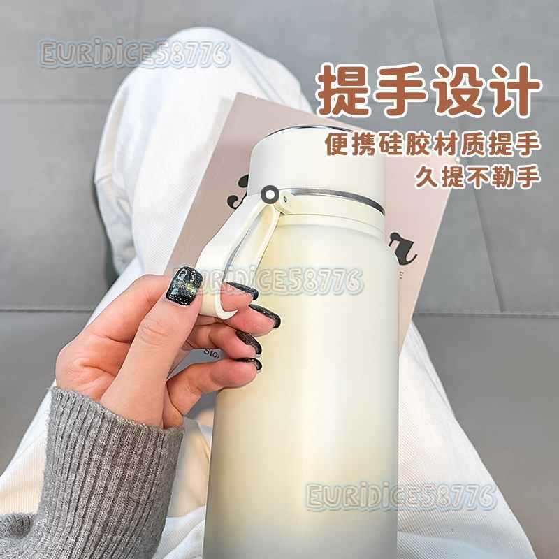 Large Capacity Stainless Steel Insulated Cup High Aesthetic 2025 New Model Water Cup for Men and Women Students Tea Water Separation Tea Brewing Cup H