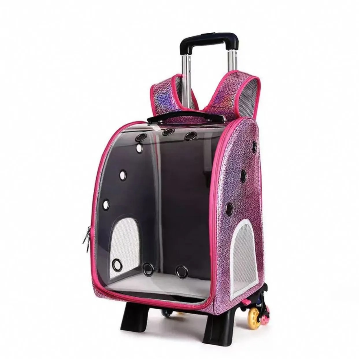 Pet rabbit portable backpack for outdoor activities, dwarf Dodge rabbit pet carrier summer carry out special basket, portable small cart cage