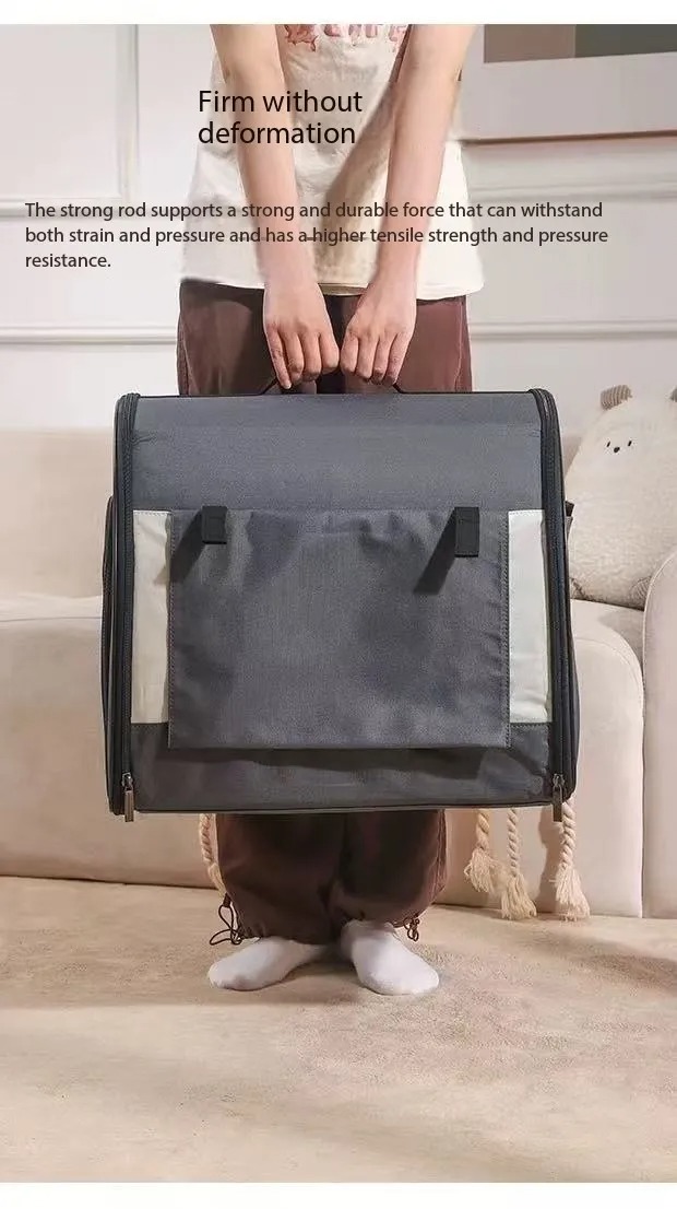 Maine Cloth Doll Pack with Two Cats Cat Bag pet carrier for Going Out, Portable Folding Sterilization Injection, Dog Pet Bag, 20 Large Capacity