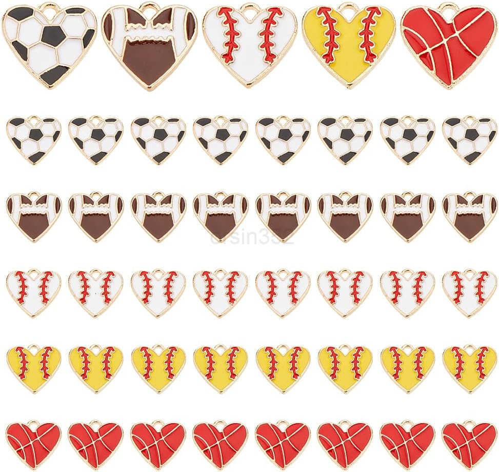 PandaHall Heart Pendart CharmsW250911