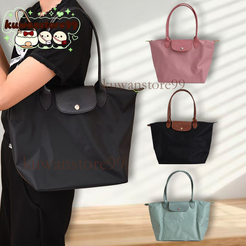 Shoulder Bags French Longlys Chanplys bag Long Handle Large Classic Womens Handbag Fashion Versatile Tote Embroidered Dumpling Bag bag Longlys Champlys 9733