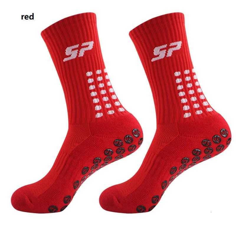 1 Pairs New Men Women Soft Breathable Antislip Football Socks Running Soccer Basketball Cycling Sports Grip Socks D250911