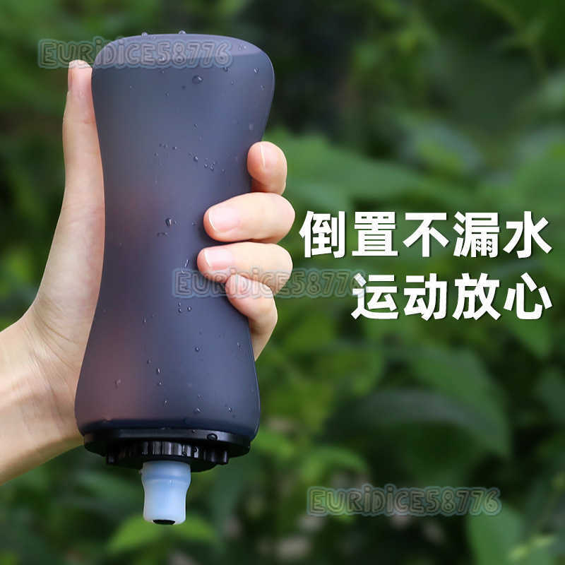 Outdoor Cycling Sports Food Grade Water Bottle Folding Water Bottle Compact Large Capacity Portable Lightweight H250911