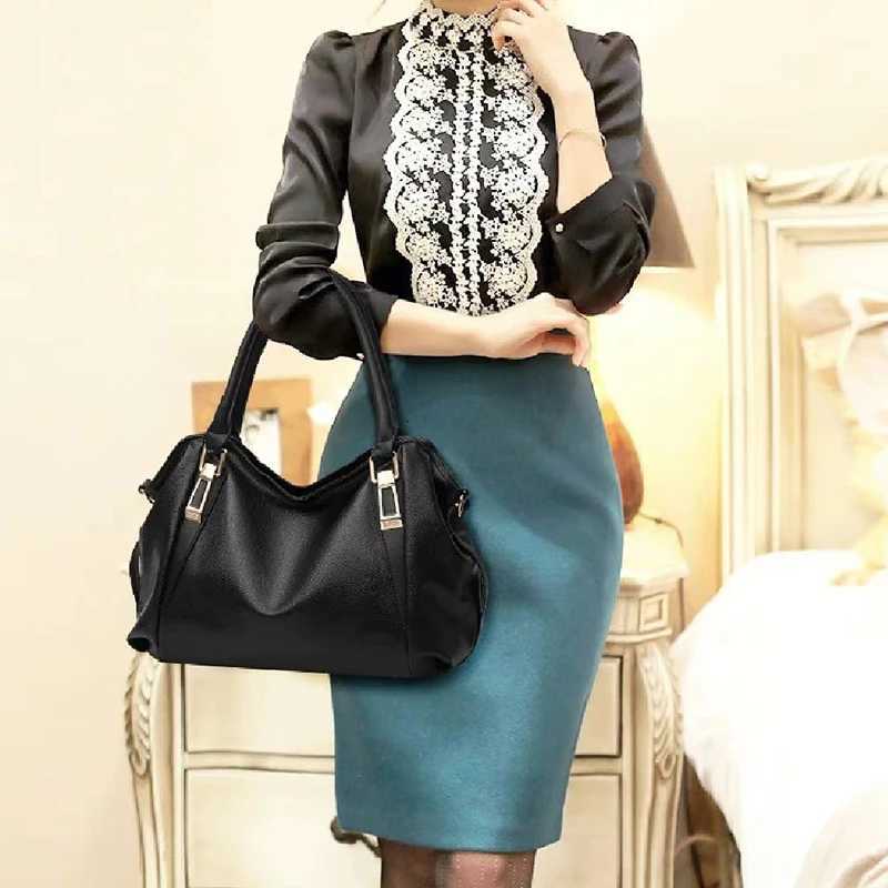 Casual Fashion Women Shoulder Bag Solid Color Soft Large Capacity Bag Crossbody Handbag Z250911