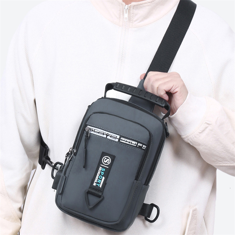Men S Chest Bag New Sports Cycling Luxury Bag Crossbody Bag Designer Bag Casual Free Shipping Outdoor Handbag Versatile Lightweight Business Shoulder 