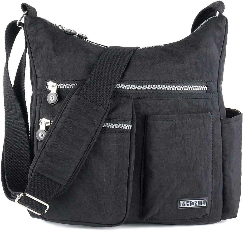Crossbody Bag with Anti Theft RFID Pocket Women Lightweight WaterResistant PurseW250910