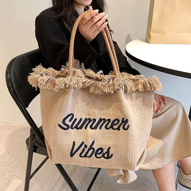 Embroidered Canvas Bag Ladies Hand Bags Shoulder Female Women's Handbag Party Designer Mummy Free Shipping Trend 2023