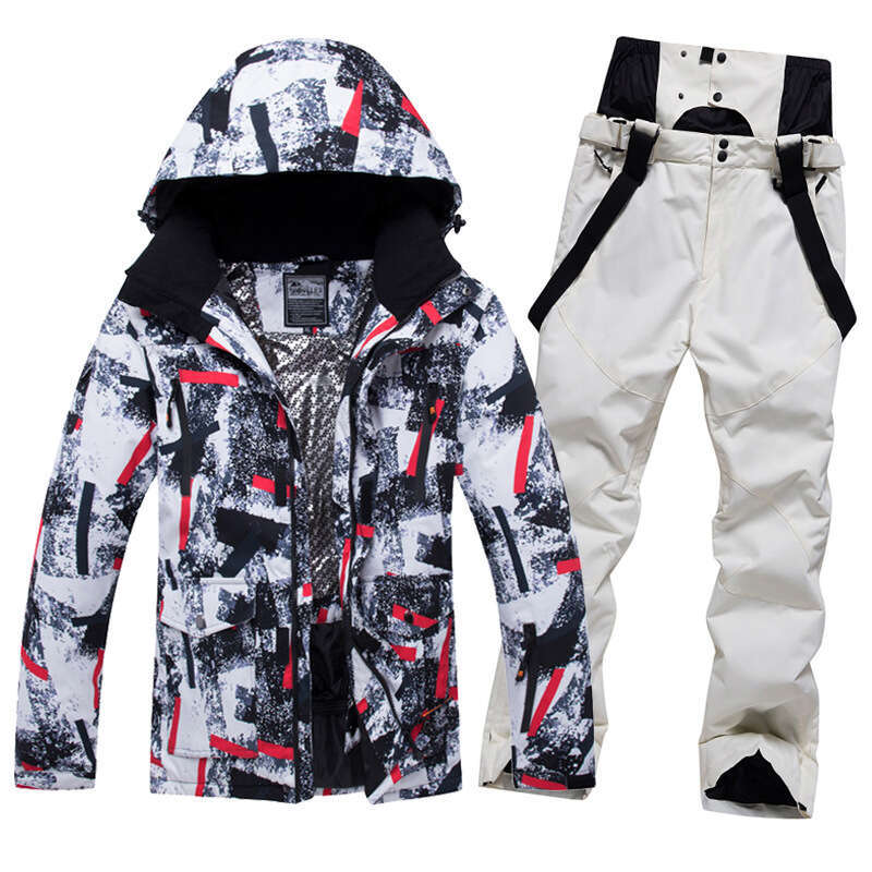 Clothing Warm Suit Men's Cotton Waterproof Breathable Wear Resistant Single And Double Board Couple Style Ski Suits Women
