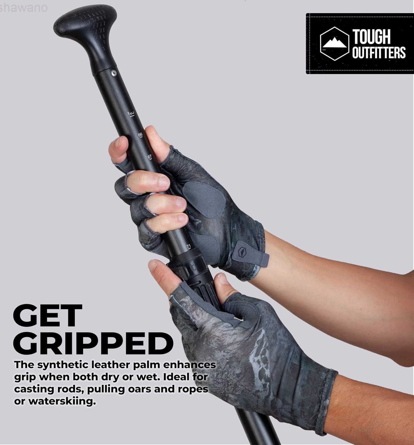 Outdoors UV Fishing Gloves Fingerless Kayaking Sailing UPF 50 Sun ProtectionW250911
