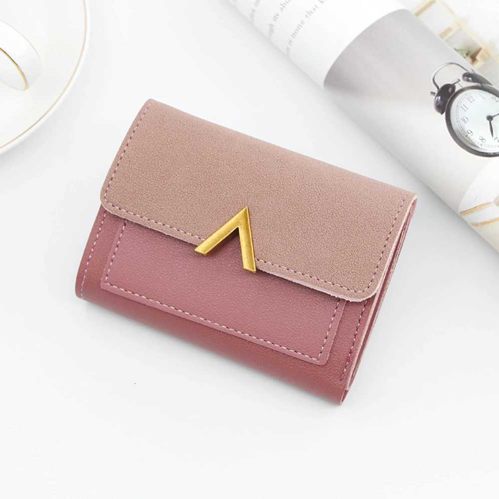 Korean version womens short card case small wallet 30 off wallet womens multislot card case mini card holder W250911