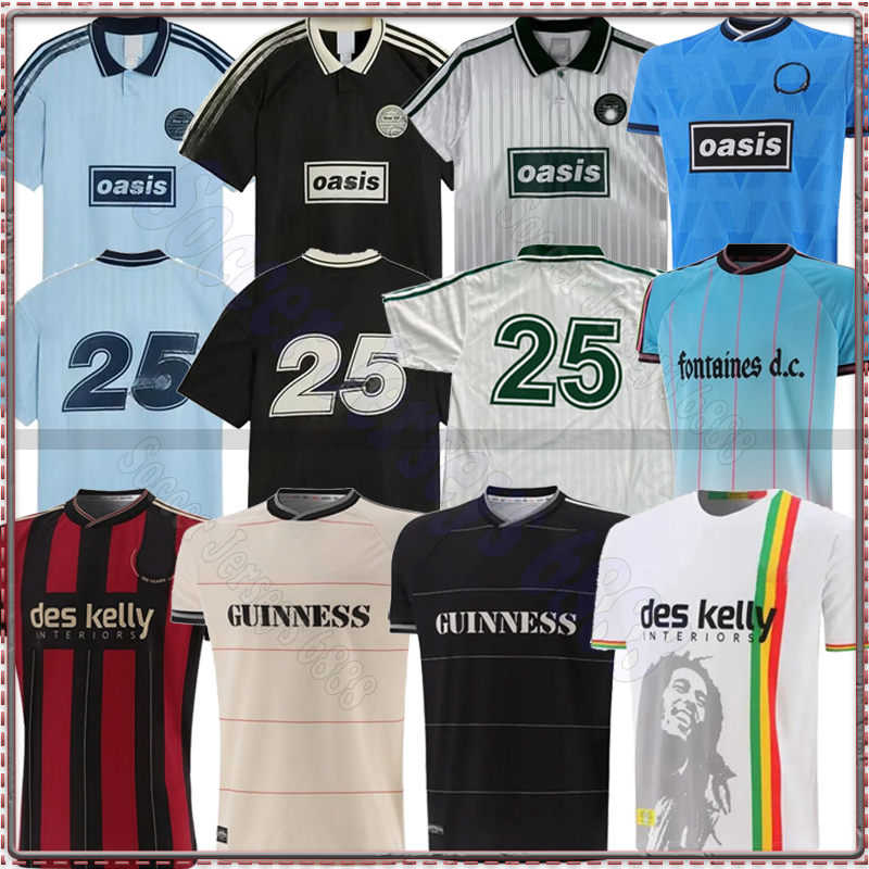 25 26 bohemians jersey tour oasiss live 25 Band Rock Music 135th Anniversary Football Jersey Shirts Fontaines Dc Home GUINNESS Soccer Jerseys PISZCZEK McDONNELL
