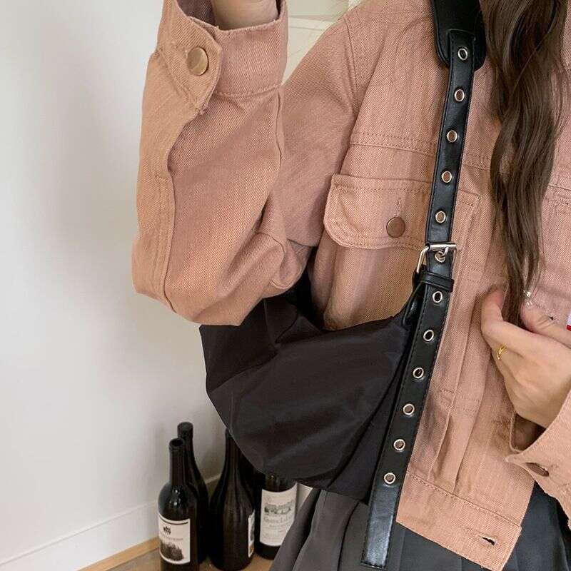 Niche Design Textured Underarm For Women New Trendy Fashion Nylon Versatile Crossbody Bag