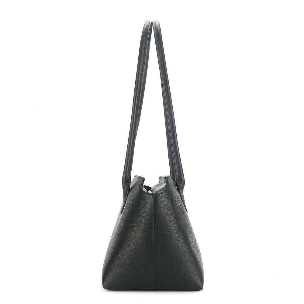2025 Spring and Summer Leather Minimalist Style Versatile Tote Large Capacity Underarm Bag Cowhide Handbag Women