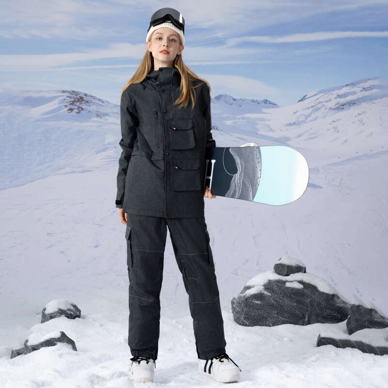 New Workwear Suit Set Windproof Waterproof Warm Breathable Ski Pants Men And Women Same Style