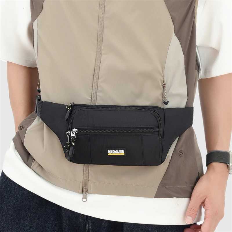 Unisex Casual Waist Pack WaterResistant Oxford Crossbody Bag Neutral Style Chest Pack for CyclingRunningTravel Z250911