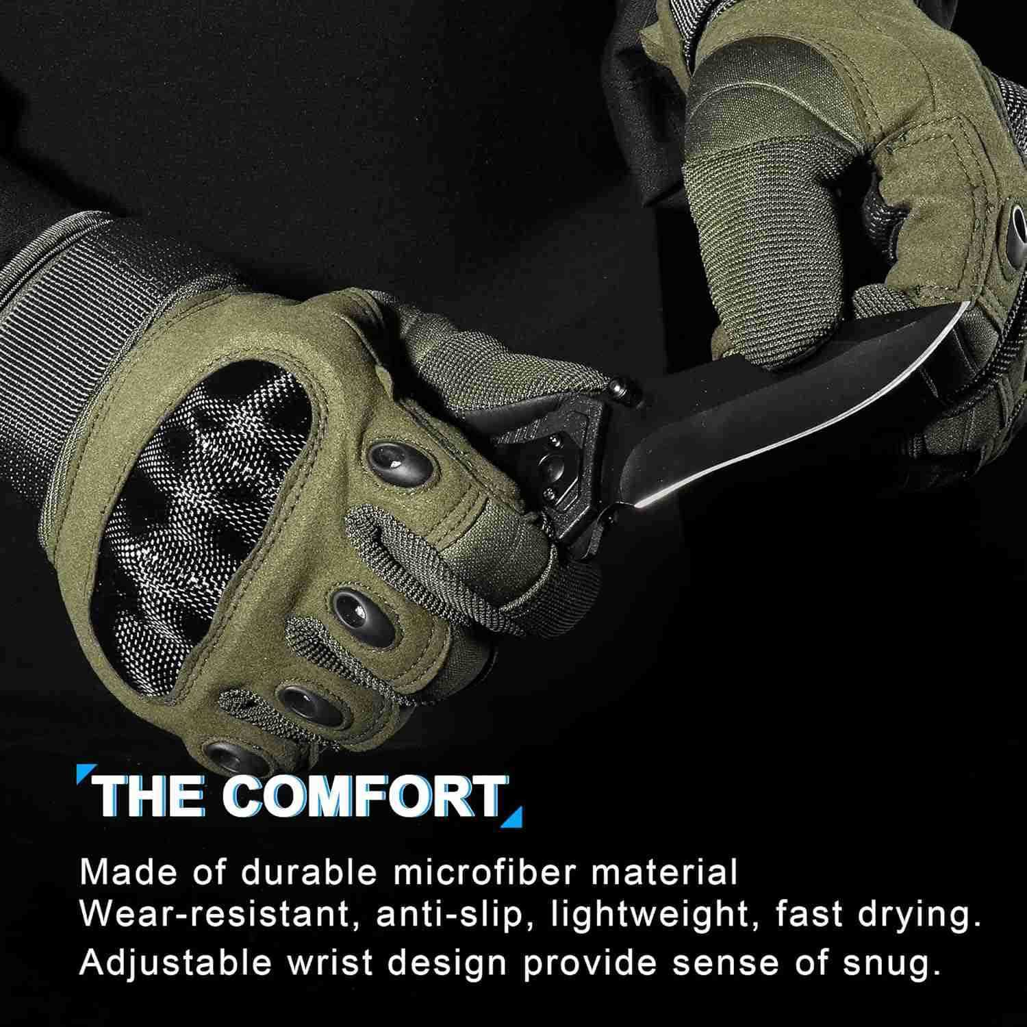 Tactical Gloves for Men Touchscreen Airsoft Paintball Motorcycle GlovesW250911