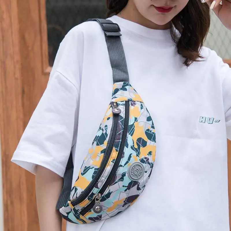 Women Trendy Oxford Cloth Chest Bag Nylon Oblique Crossbag New Ladies Bag With Shoulder Bag Fashion Bag Sports Waist Pack Z250911