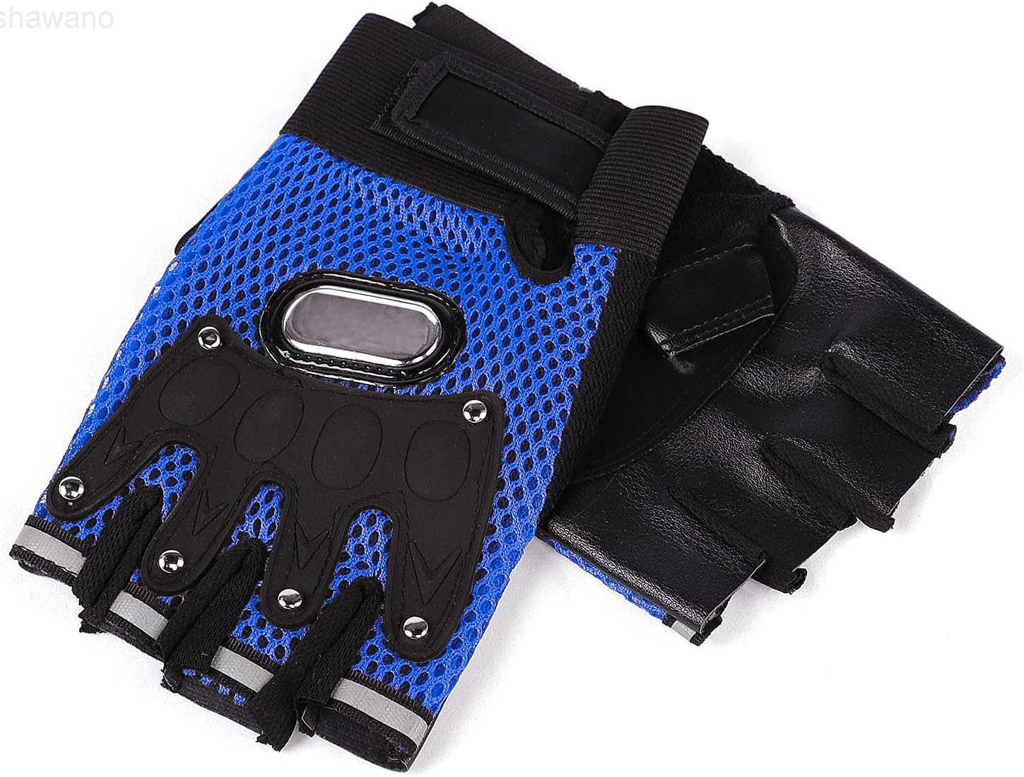 Men Women Breathable Mesh Cycling Gloves NonSlip Riding Driving Motorcycle Half Finger Gloves Sports Exercise Fitness Fingerless GlovesW250911