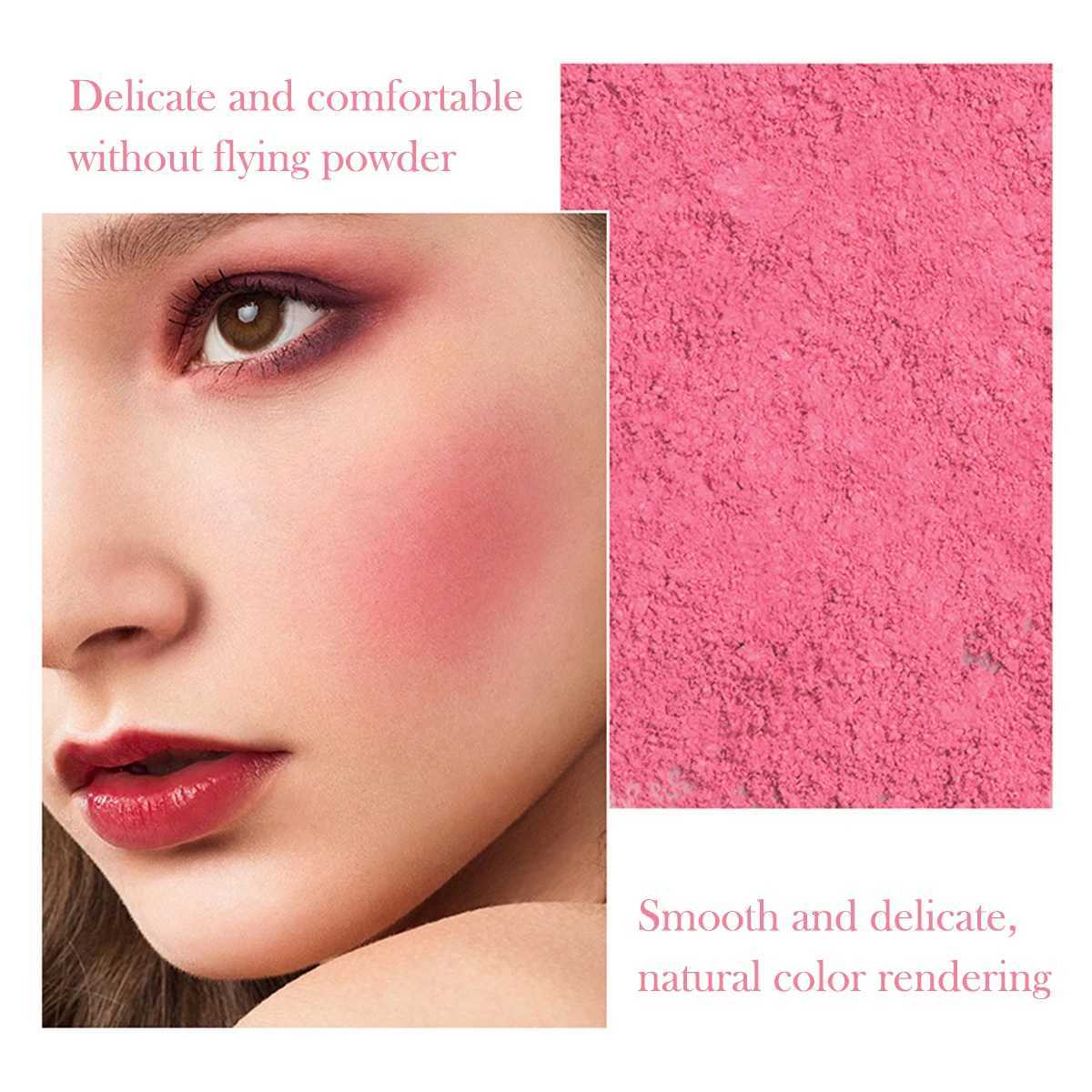 HISYI slightly tipsy blush matte fine flash micro flash natural color makeup pure desire monochrome blush plate W250911