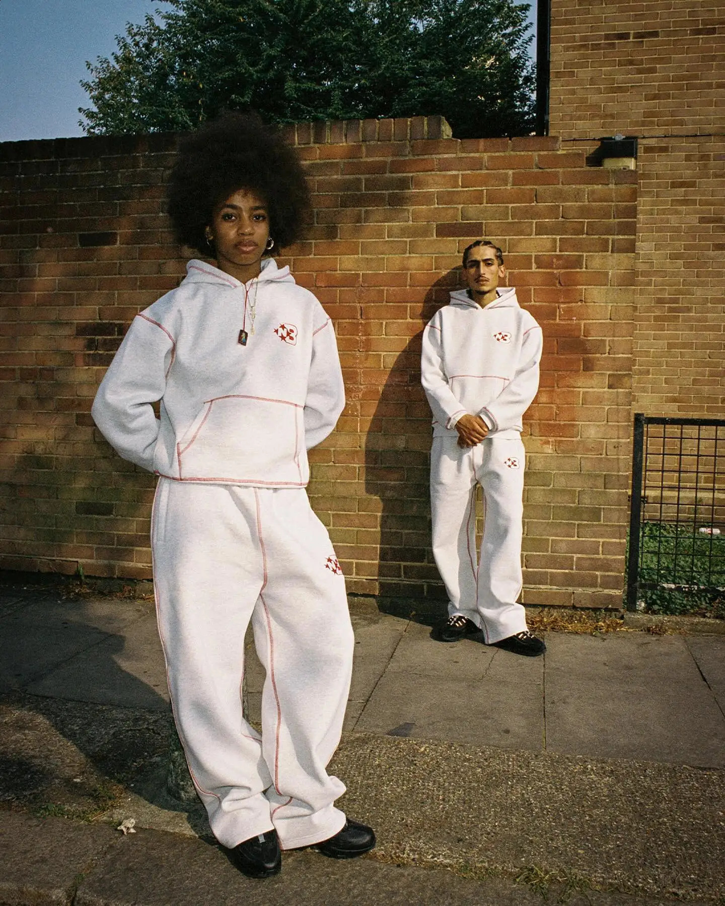 Harajuku Autumn and Winter Hoodies Two Piece Set Y2k Clothes for Men Loose Casual Sweatpants Tracksuit Mens Sports Suit 250911