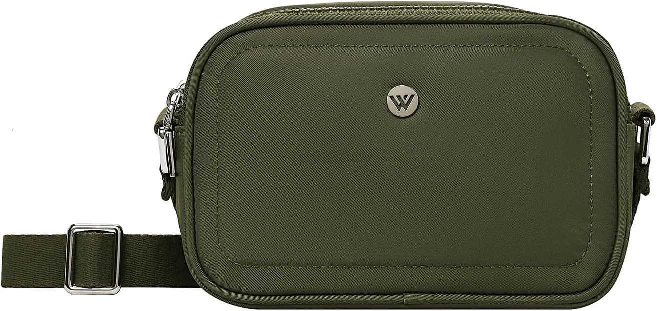 Small Crossbody Bags for Women Nylon with Adjustable Strap Zipper Crossbody Purse 1L Shoulder Bag for TravelW250911