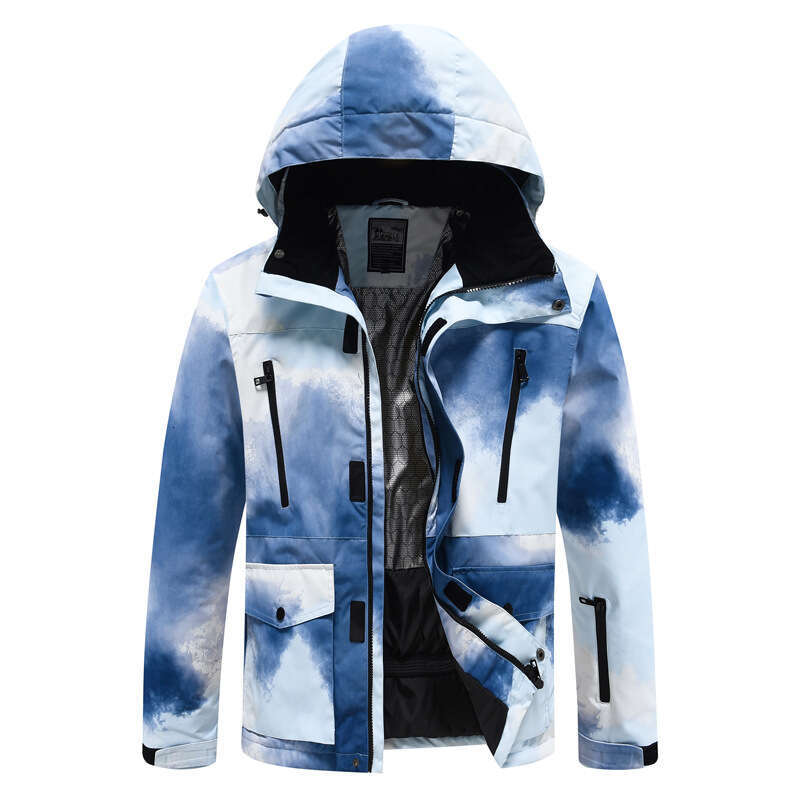 New Couple Style Casual Single And Double Board Ski Suit Outdoor Thick Warm Windproof Waterproof Jacket Men