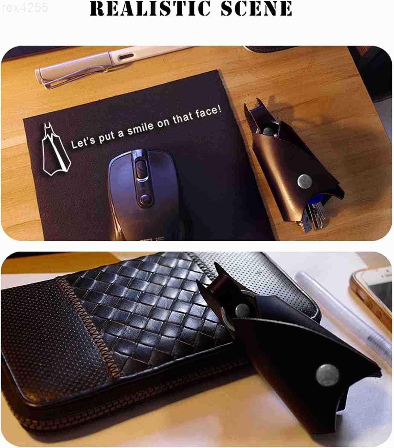 KeyChain Leather Bat Shape for men gifts and women Car key fob caseLeather fashion pop keys ring cover holderW250911