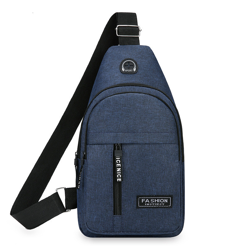 New Men S Oxford Cloth Chest Bag Multi Functional Sports Outdoor Free Shipping Casual Designer Bag Single Luxury Bag Shoulder Bag Small Crossbody Bag