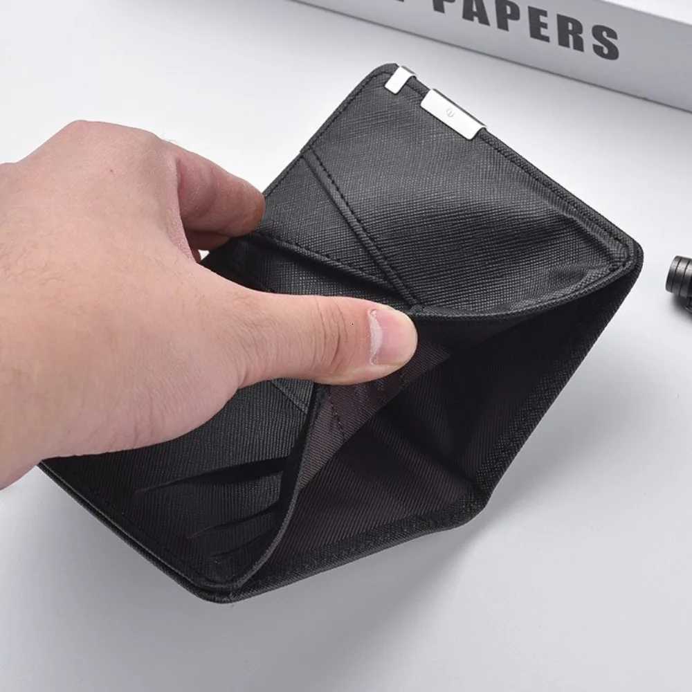 Fashion PU Mens Short Wallet Fold Multicard Slots Male Leather Purse Cash Bag Ultrathin Card Holder Daily Use W250911