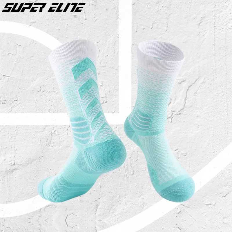 Mens Thickened Breathable Practical Sports Socks Professional Basketball Socks Size EUR 3844 D250911