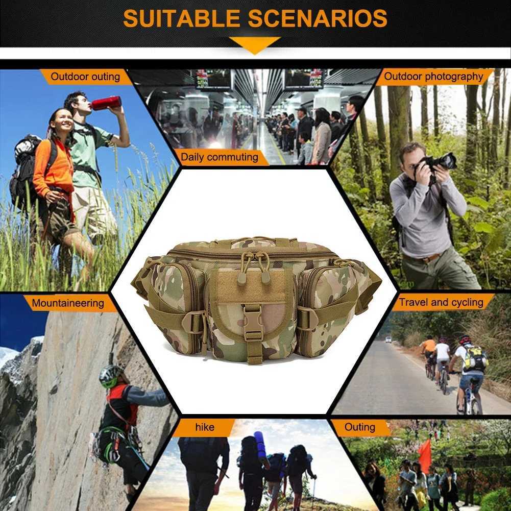 Fanny Pack High Quality Outdoor Sports Waist Pouch Multipurpose Belt Bags for Camping Hiking Traveling Running Fishing Z250911