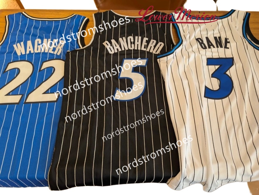 5 Banchero 2025-26 Jerseys Custom Suggs Wagner da Silva Bitadze Caldwell-Pope Carter Jr. Harris Howard Isaac Joseph McClung Thompson Wagner Stitched