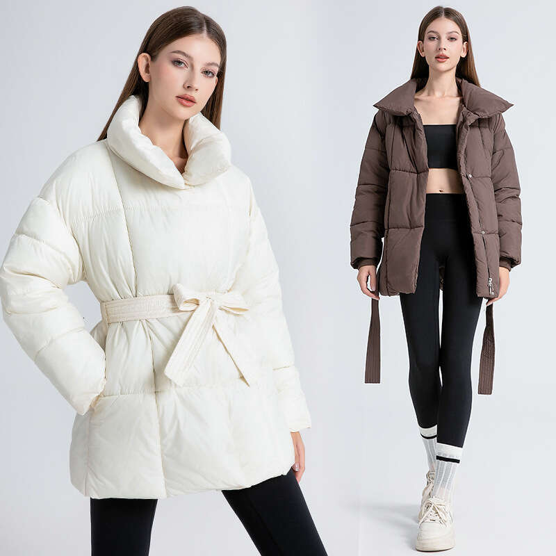 Women's Mid-Length Down Jacket Winter New Style Design Coat Student Cotton Outerwear