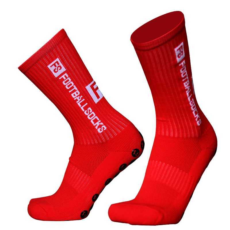 New Style FS Football Socks Round Silicone Suction Cup Grip Anti Slip Soccer Socks Sports Men Women Baseball Rugby Socks D2509111